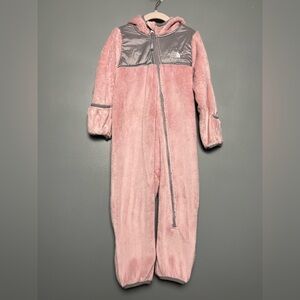 The North Face Toddler Oso Pink Fleece One Piece Girl’s Size 18-24 Months Winter